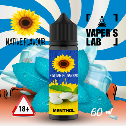 Фото рідина для вейпа native flavour menthol 60 ml