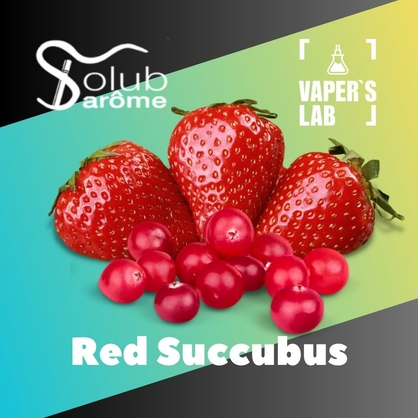 Фото, Відеоогляди на Преміум ароматизатори для електронних сигарет Solub Arome "Red Succubus" (Журавлина та полуниця) 
