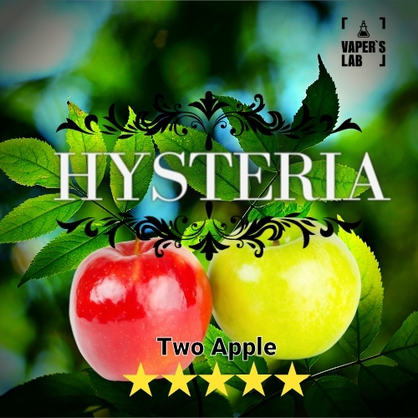Фото, Відео на Рідини для вейпа Hysteria Two Apples 30 ml