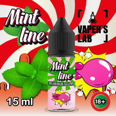 Mint Line Salt Bubble gum 15 мл