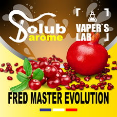 Ароматизаторы для солевого никотина   Solub Arome Fred master Evolution Гранат и клюква