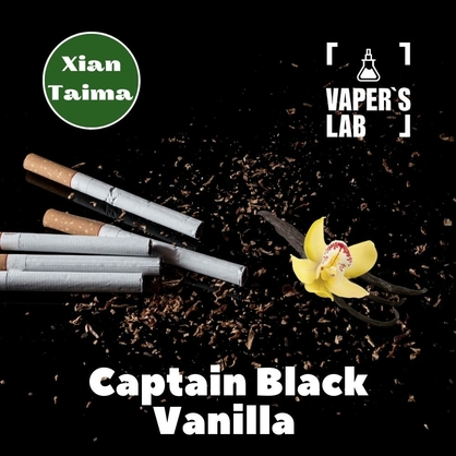 Фото, Видео, Ароматизаторы для вейпа купить украина Xi'an Taima "Captain Black Vanilla" (Капитан Блек ваниль) 