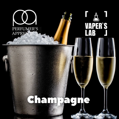 Фото, Видео, Ароматизаторы для солевого никотина   TPA "Champagne" (Шампанское) 