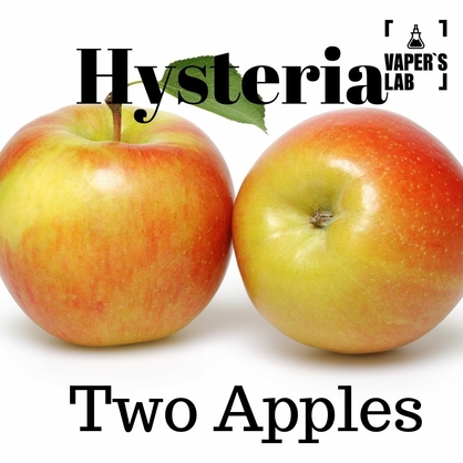 Фото купити жижи для вейпа hysteria two apples 100 ml