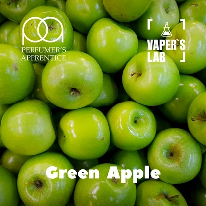 Фото, Видео, Натуральные ароматизаторы для вейпов TPA "Green Apple" (Зеленое яблоко) 
