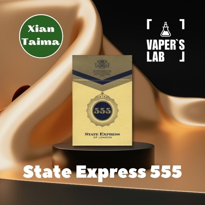 Фото, Видео, Ароматизаторы для жидкости вейпов Xi'an Taima "State express 555" (Сигареты 555) 
