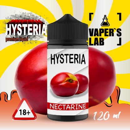 Фото жижа для вейпа 30 грн hysteria nectarine 100 ml