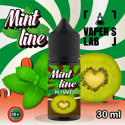 Фото сольова жижа top mint kiwi 30ml