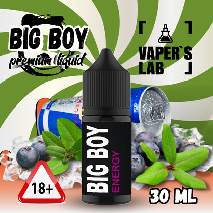 Фото Купити жижу для POD систем BIG BOY Salt Energy berry mix 30