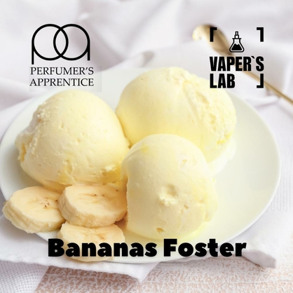 Фото, Відеоогляди на Ароматизатори для самозамісу TPA "Bananas Foster (DX)" (Бананове морозиво) 