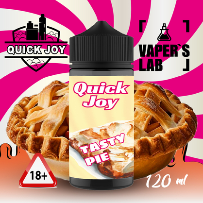Фото, Відео на заправки для вейпа Quick Joy Tasty pie 120ml