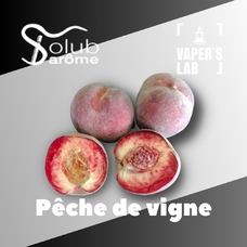 Ароматизаторы для солевого никотина   Solub Arome Pêche de vigne Винный персик