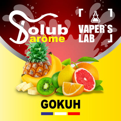 Фото, Відеоогляди на Натуральні ароматизатори для вейпів Solub Arome "Gokuh" (Екзотичні фрукти з цитрусами) 