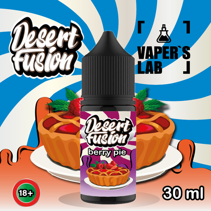 Фото сольова жижа для пода dessert fusion salt berry pie 30 ml