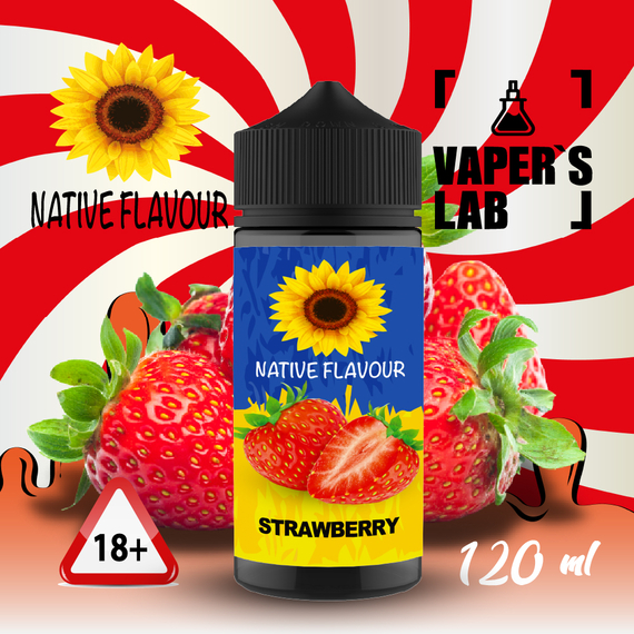 Відгуки  купити жижу для вейпа без нікотину native flavour strawberry 120 ml