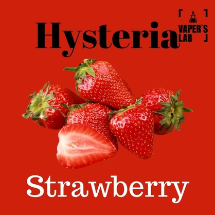 Фото, Відео на Безнікотинову рідину Hysteria Strawberry 100 ml