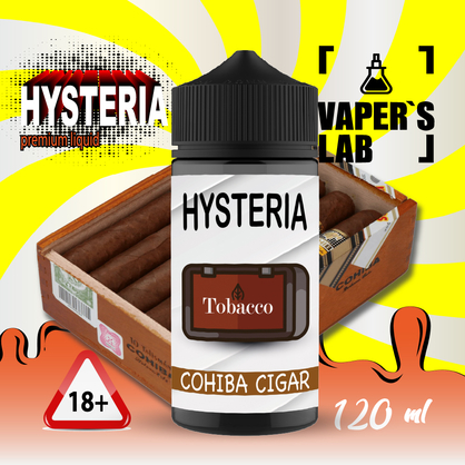 Фото купити рідину hysteria cohiba cigar 100 ml