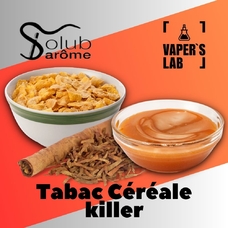 Ароматизатор для жижи Solub Arome Tabac Céréale killer Табак с хлопьями и карамелью