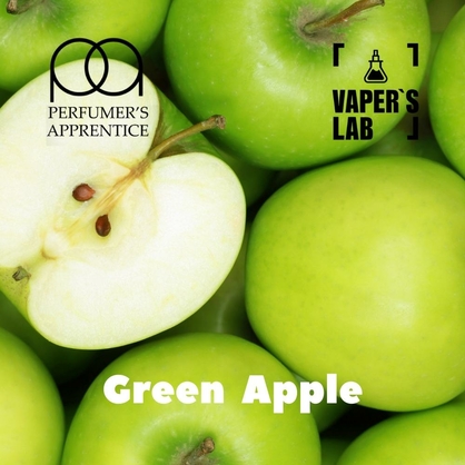 Фото, Відеоогляди на Найкращі ароматизатори для вейпа TPA "Green Apple" (Зелене яблуко) 