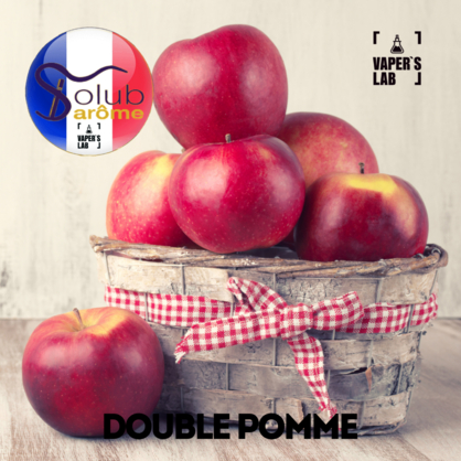 Фото, Відеоогляди на Ароматизатор для самозамісу Solub Arome "Double pomme" (Червоне та зелене яблуко) 
