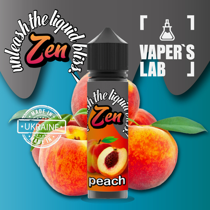 Фото купить заправку для электронной сигареты zen peach