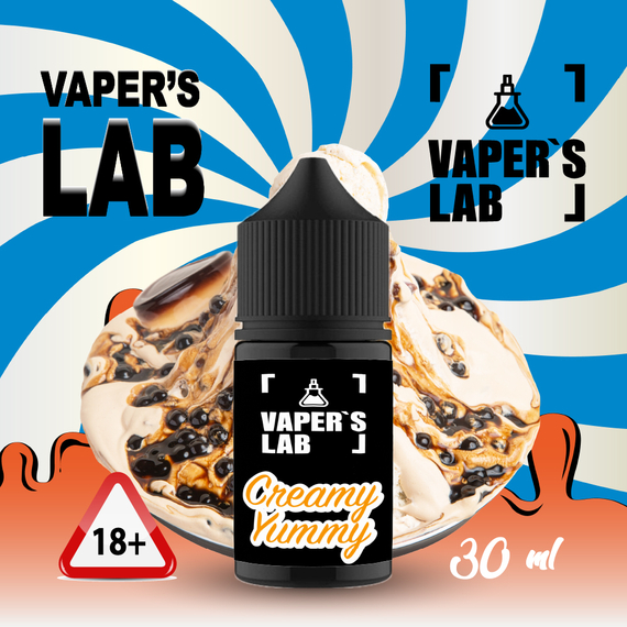 Отзывы на жидкости для подов с никотином Vaper's LAB Salt "Creamy yammy" 30 ml