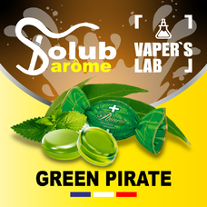 Аромки для самозамеса Solub Arome Green pirate Мятные конфеты