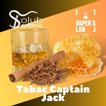 Фото, Видео, Компоненты для самозамеса Solub Arome "Tabac Captain Jack" (Табак с медом и виски) 