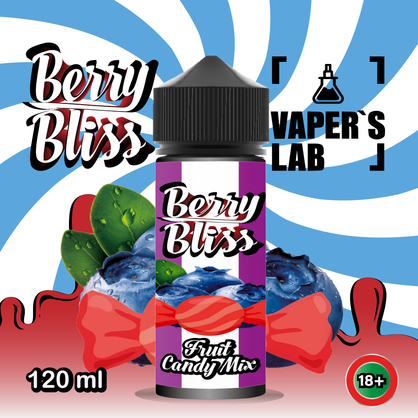 Фото жидкости для вейпа berry bliss fruit candy mix (фруктовые конфеты)