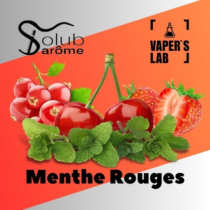 Фото, Видео, Лучшие вкусы для самозамеса Solub Arome "Menthe Rouges" (Фрукты с мятой) 