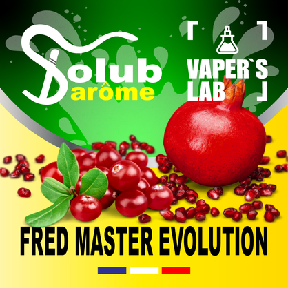 Фото, Відеоогляди на Аромки для вейпа Solub Arome "Fred master Evolution" (Гранат та журавлина) 