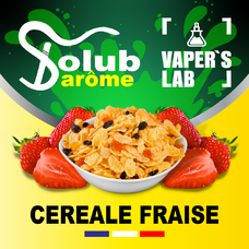 Ароматизаторы для жидкостей Solub Arome Céréale fraise Кукурузные хлопья с клубникой