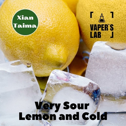 Фото, Відеоогляди на Аромки для самозамісу Xi'an Taima "Very Sour Lemon and Cold" (Дуже кислий і холодний лимон) 