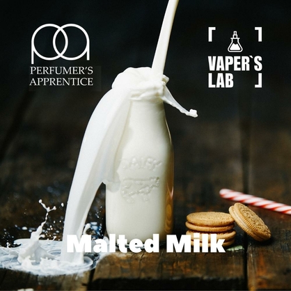 Фото, Видео, Премиум ароматизаторы для электронных сигарет TPA "Malted milk" (Парное молоко) 