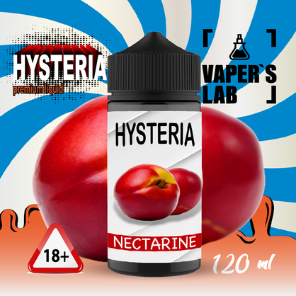 Фото жижа для вейпа 30 грн hysteria nectarine 100 ml