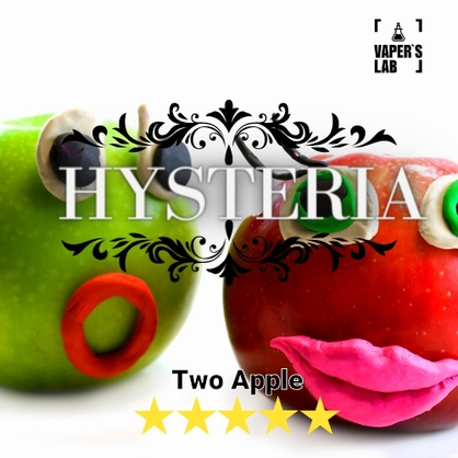 Фото, Відео на Рідини для вейпа Hysteria Two Apples 30 ml