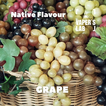 Фото, Відеоогляди на Арома для самозамісу Native Flavour "Grape" 30мл 
