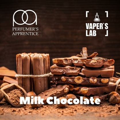 Фото, Видео, Ароматизатор для жижи TPA "Milk Chocolate" (Молочный шоколад) 
