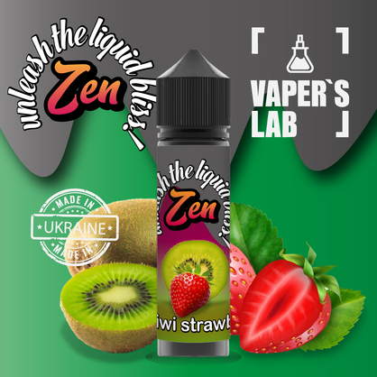 Фото купить заправку для электронной сигареты zen kiwi strawberry