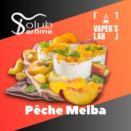 Фото, Видео, Ароматизатор для вейпа Solub Arome "Pêche Melba" (Персиковый десерт) 