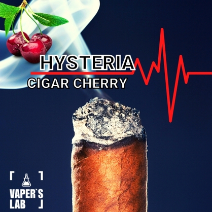 Фото, Відео на рідину Hysteria Cigar Cherry 30 ml