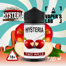 Заправка для вейпа без никотина Hysteria Two Apples 100 ml