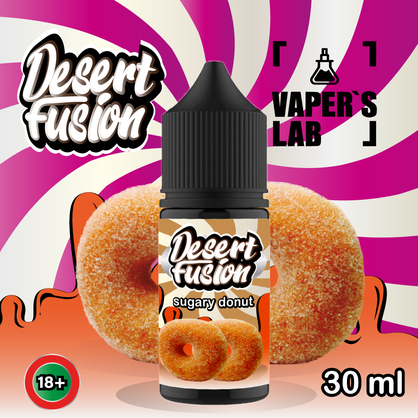 Фото сольова жижа top dessert fusion salt sugary donut 30 ml