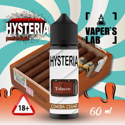 Фото купити рідину hysteria cohiba cigar 30 ml