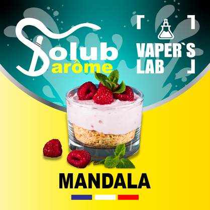 Фото, Відеоогляди на Преміум ароматизатор для електронних сигарет Solub Arome "Mandala" (Малина у вершках) 