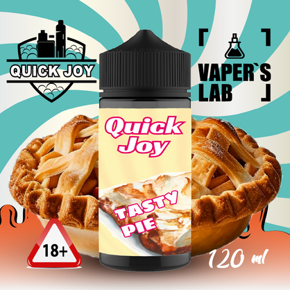 Фото, Видео на Заправки для вейпа Quick Joy Tasty pie 120ml