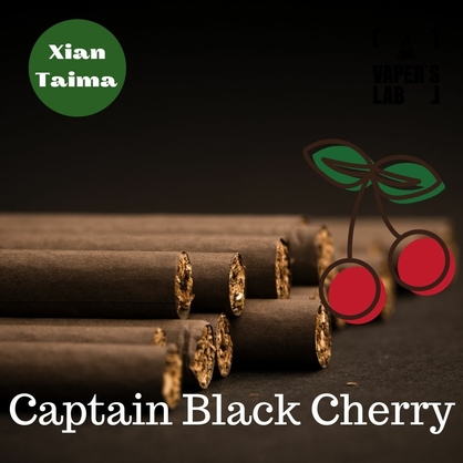 Фото, Відеоогляди на Ароматизатори для сольового нікотину Xi'an Taima "Captain Black Cherry" (Капітан Блек вишня) 