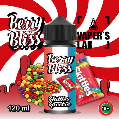 Фото жидкости для вейпа berry bliss skittles spectra (конфеты скитлс)