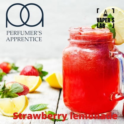 Фото, Відеоогляди на Найкращі ароматизатори для вейпа TPA "Strawberry lemonade" (Полуничний лимонад) 