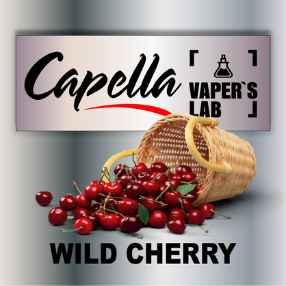 Фото на аромку Capella Wild Cherry with Stevia Дикая Вишня